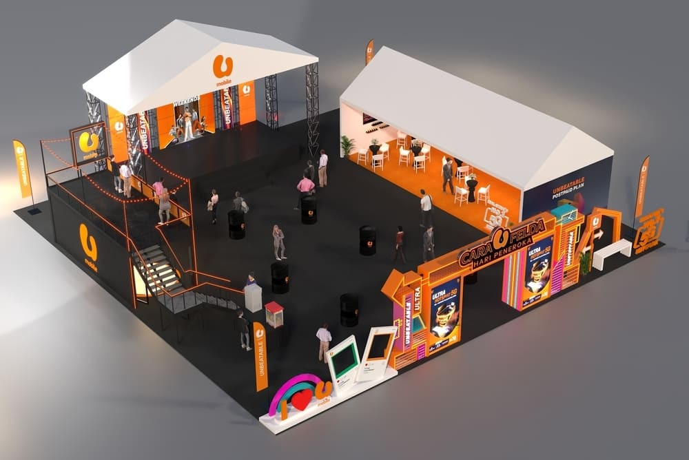 U Mobile roadshow activation